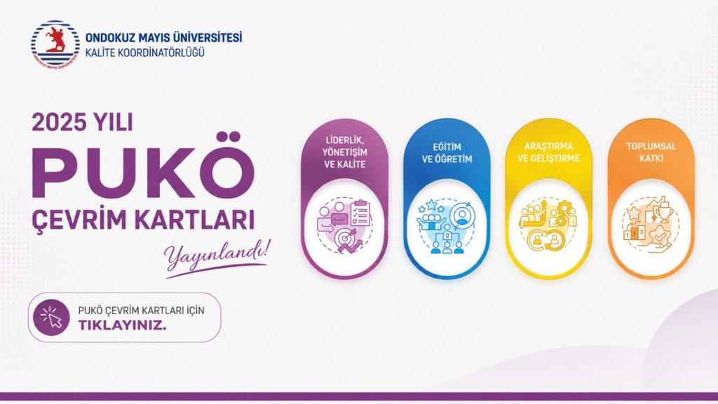 2025 Yılı PUKÖ Çevrim Kartları Yayınlandı